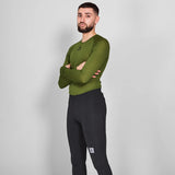 SAYSKY Mesh Base Layer Long Sleeve Unisex - Green - Endurance Sport