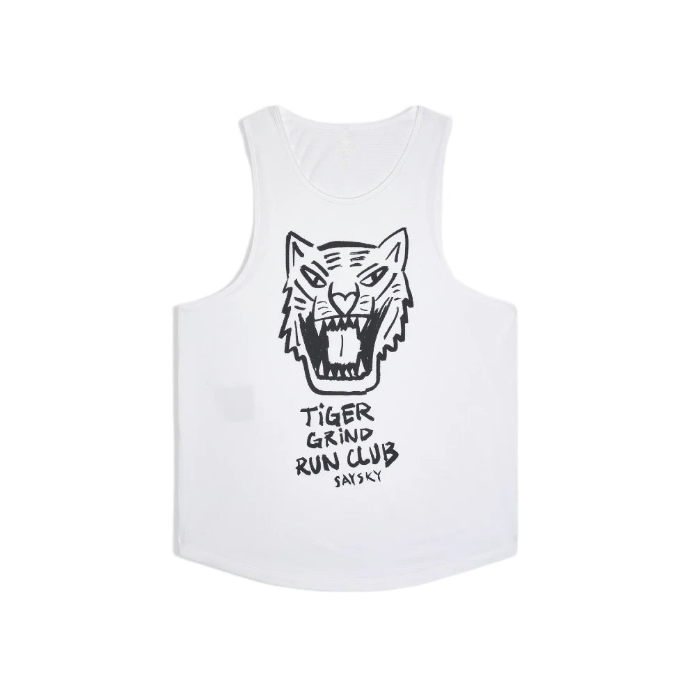 SAYSKY Tiger Combat Pro Singlet - White - Endurance Sport