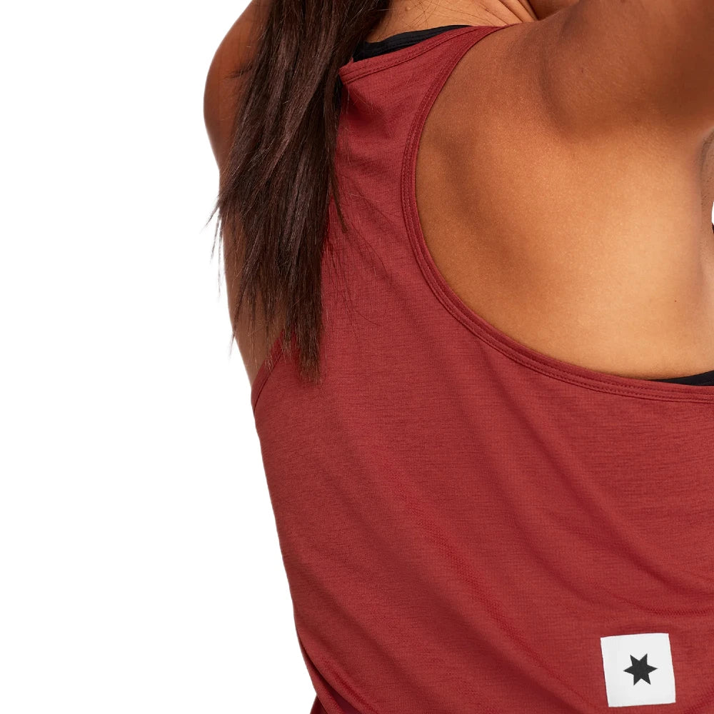 SAYSKY W Logo Combat Pro Singlet - Red - Endurance Sport