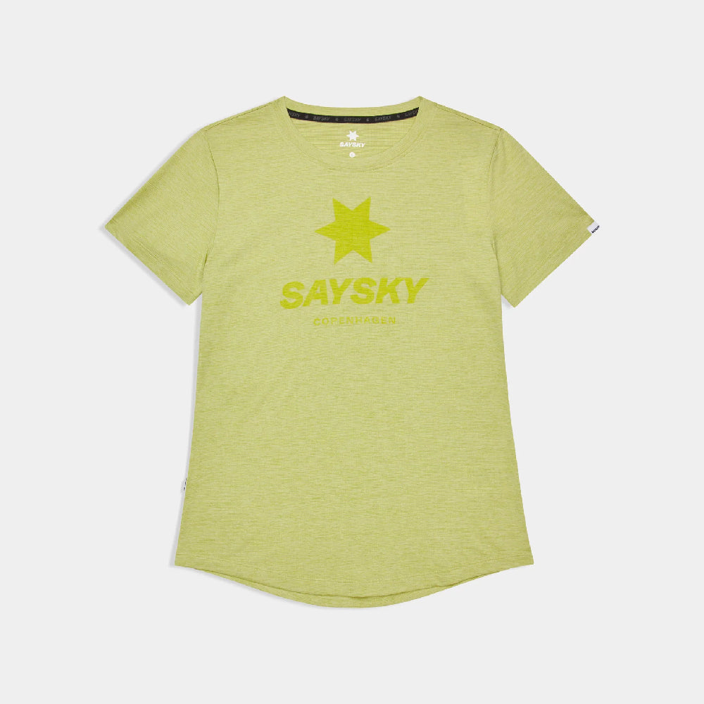 SAYSKY W Logo Combat Pro T-shirt - 4009 Yellow - Endurance Sport