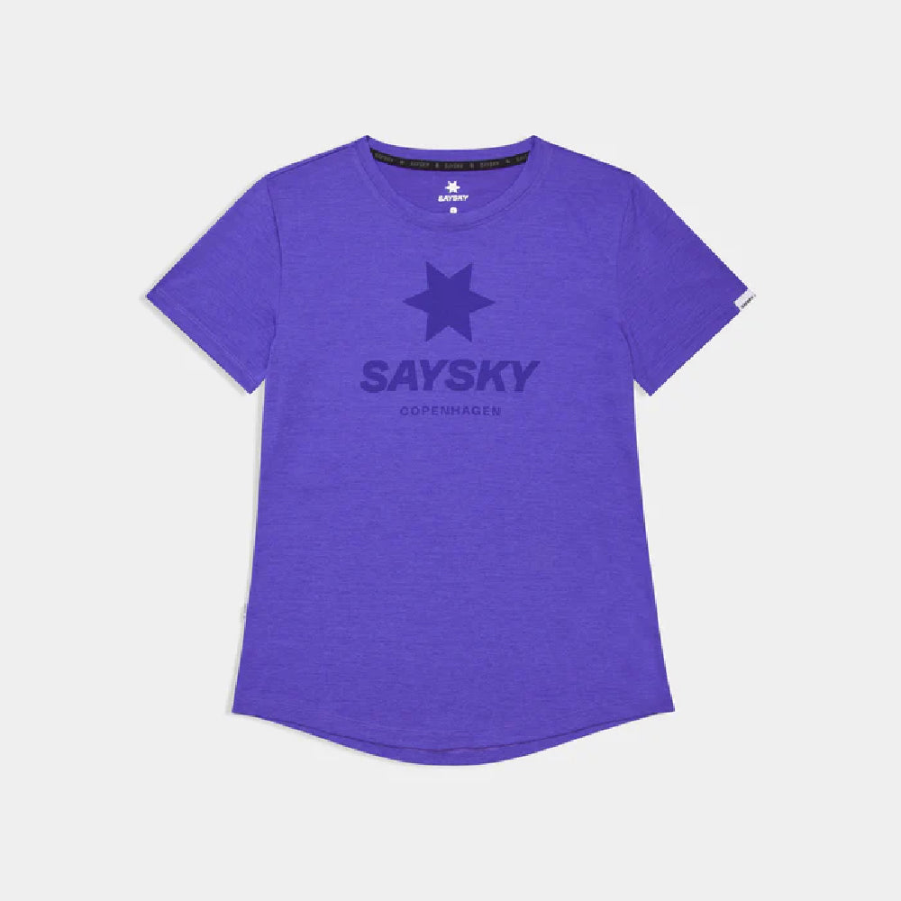 SAYSKY W Logo Combat Pro T-shirt - 7012 Purple - Endurance Sport