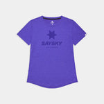 SAYSKY W Logo Combat Pro T-shirt - 7012 Purple - Endurance Sport