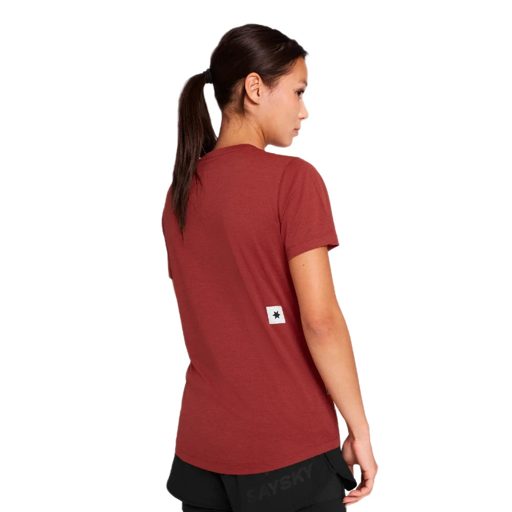 SAYSKY W Logo Combat Pro T-shirt - Red - Endurance Sport