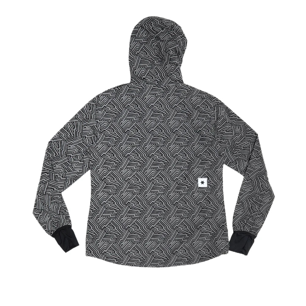 SAYSKY W Reflective Blaze Jacket - BLACK AOP - Endurance Sport