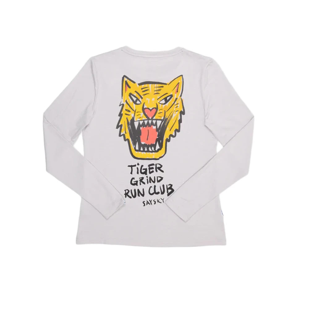 SAYSKY W Tiger Pace Long Sleeve - Grey - Endurance Sport
