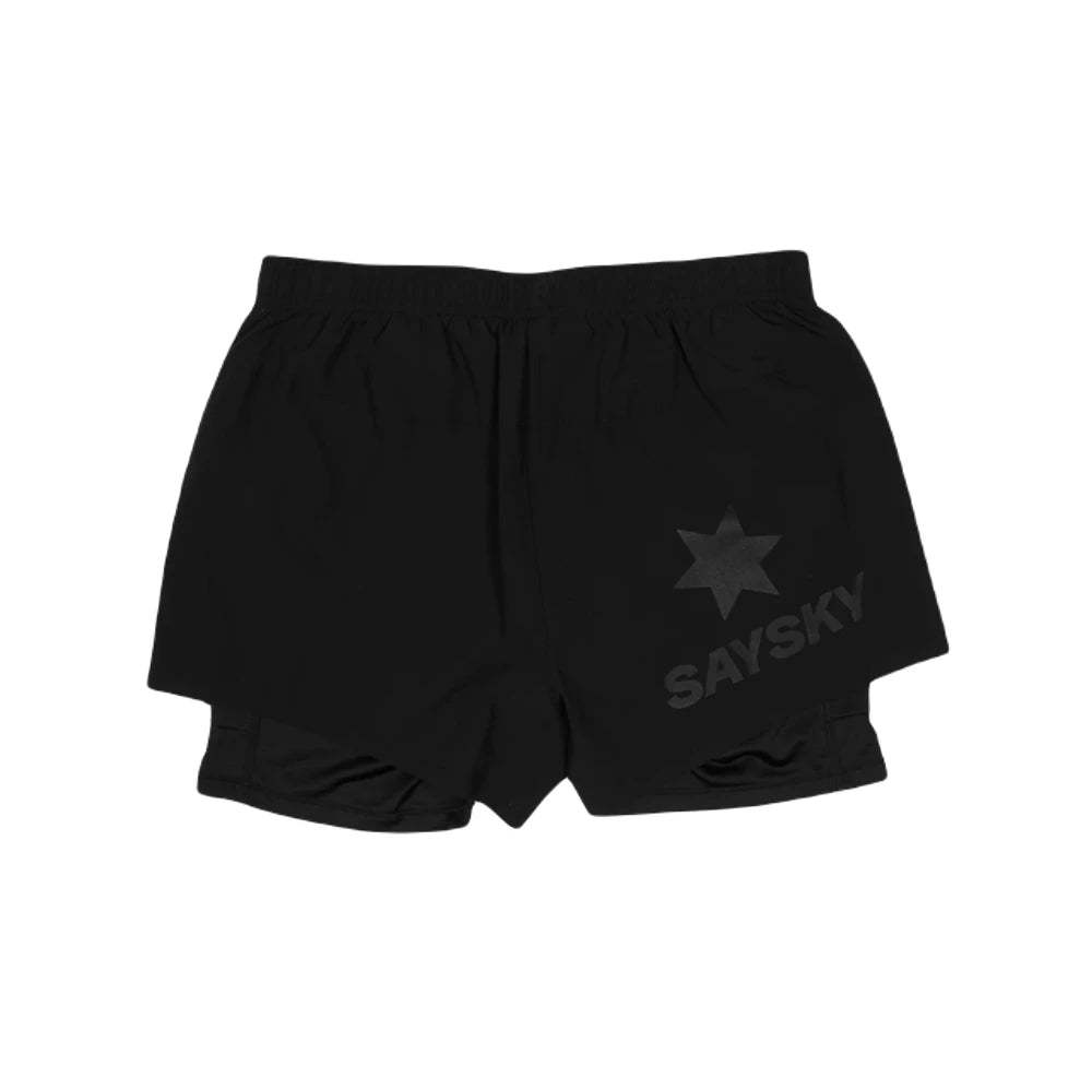 SAYSKY Wmns 2 in 1 Pace short 3" Black set bagfra