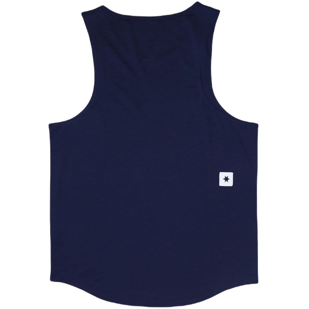 SAYSKY Clean Combat Singlet - Blue set fra ryggen