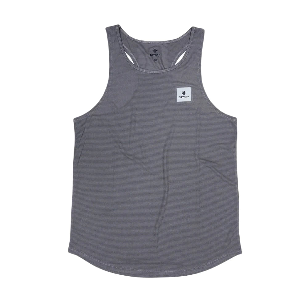 SAYSKY Clean Flow Singlet - Grey set fra fronten