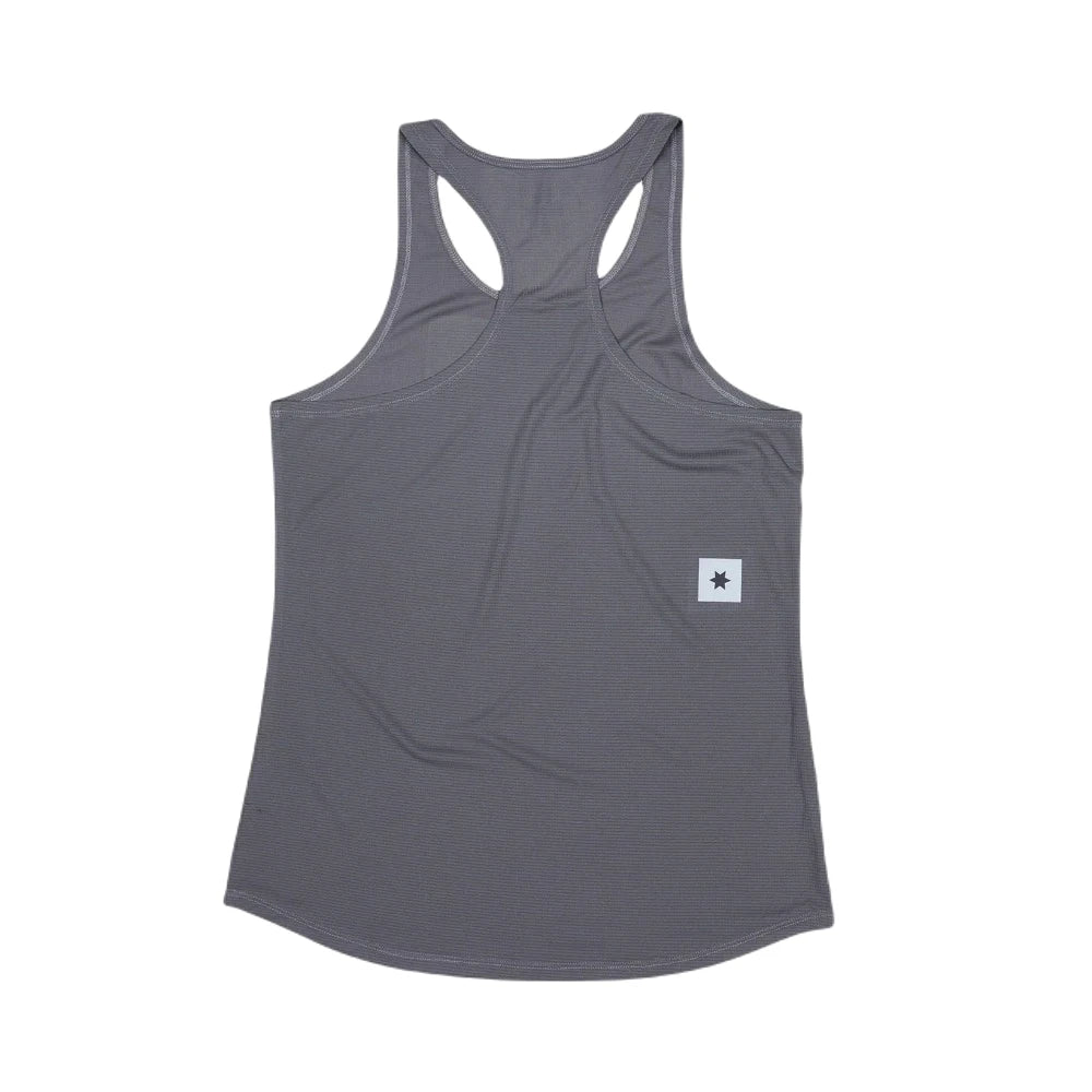 SAYSKY Clean Flow Singlet Dame - Grey set fra fronten