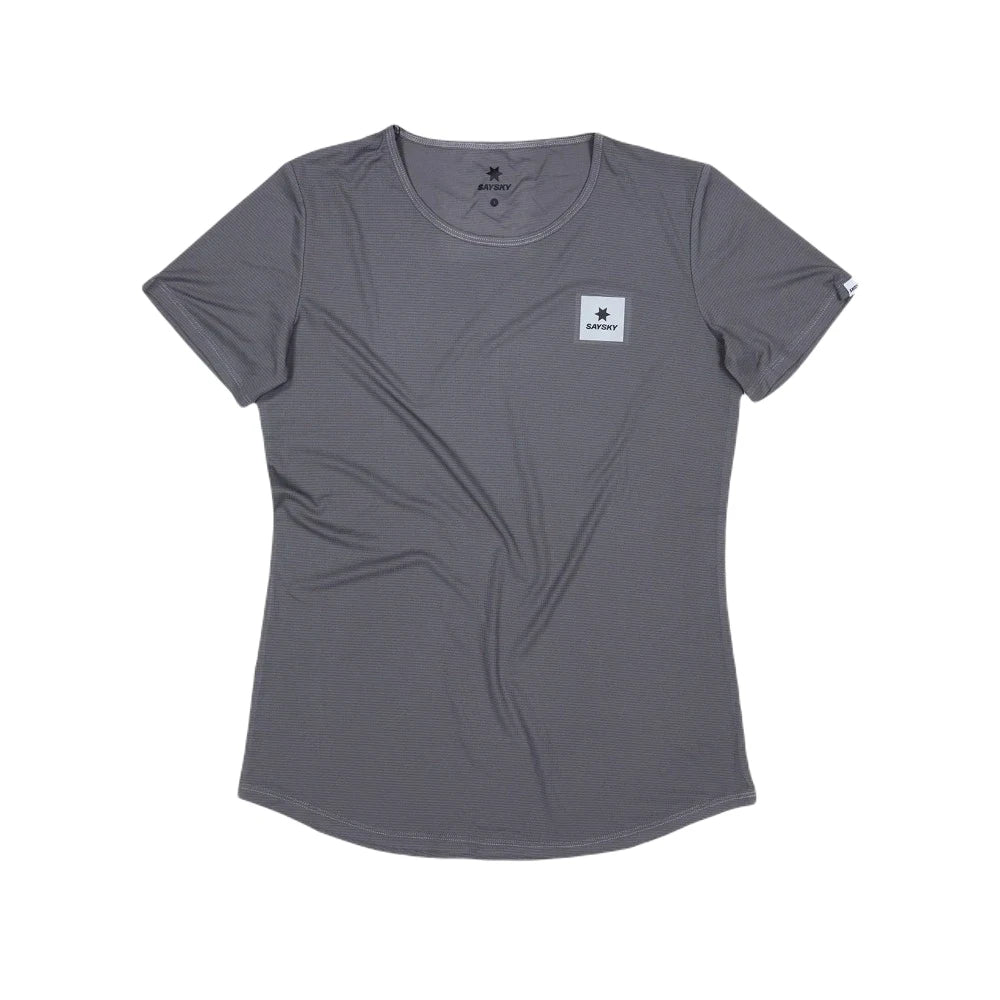 SAYSKY Clean Flow T-Shirt Dame - Grey set fra fronten