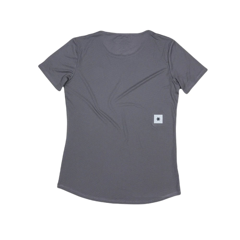 SAYSKY Clean Flow T-Shirt Dame - Grey set fra ryggen