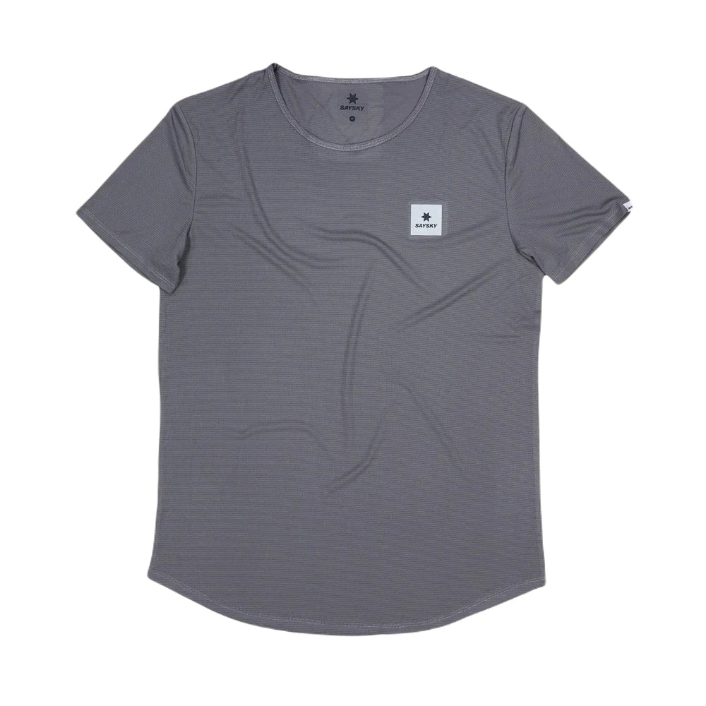 SAYSKY Clean Flow T-shirt - Grey set fra fronten