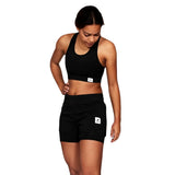 SAYSKY Wmns 2 in 1 Pace short 3" - Black set fra fronten