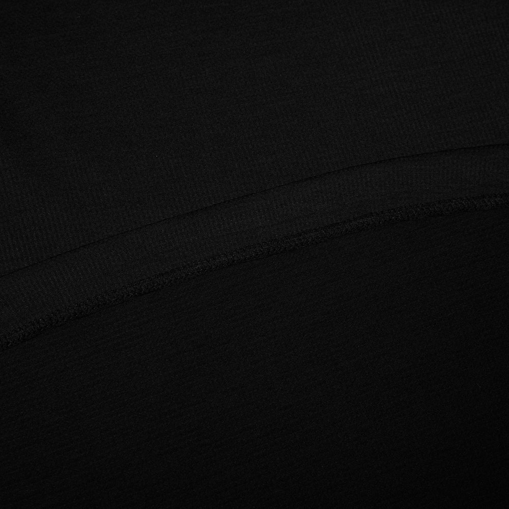 Close-up of black fabric with a slight texture