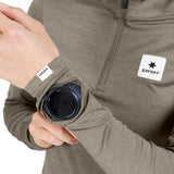 SAYSKY W Pace Half Zip Long Sleeve - Taupe