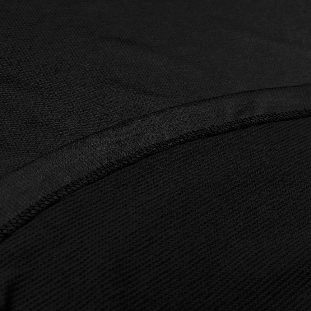 Close-up of black fabric texture