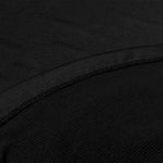 Close-up of black fabric texture