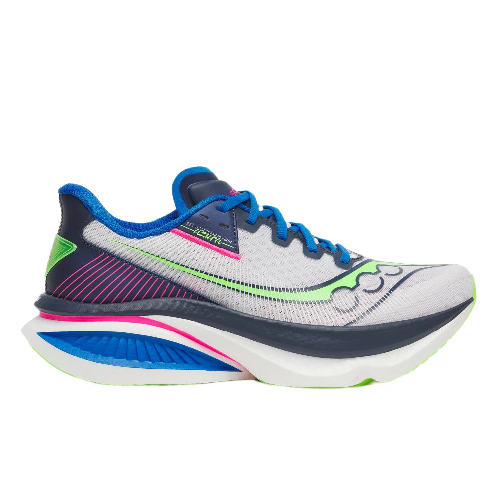 Saucony Endorphin Azura Herre - White/Navy - Endurance Sport