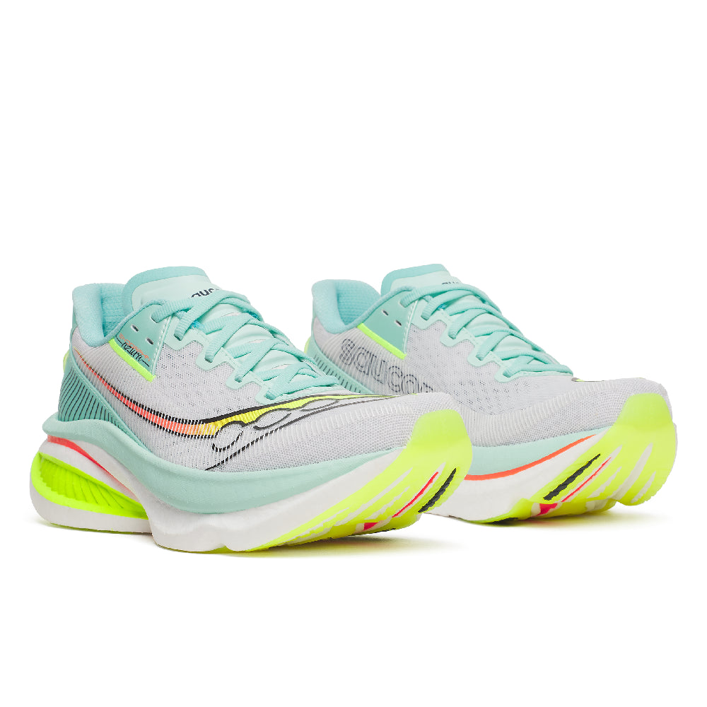 Saucony Endorphin Azura Dame - White/Splash Blanc - Endurance Sport