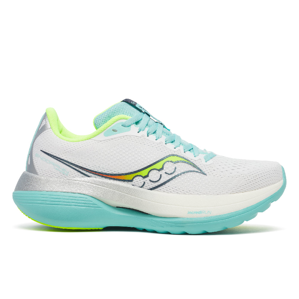 Saucony Endorphin Trainer Dame - White/Aqua - Endurance Sport