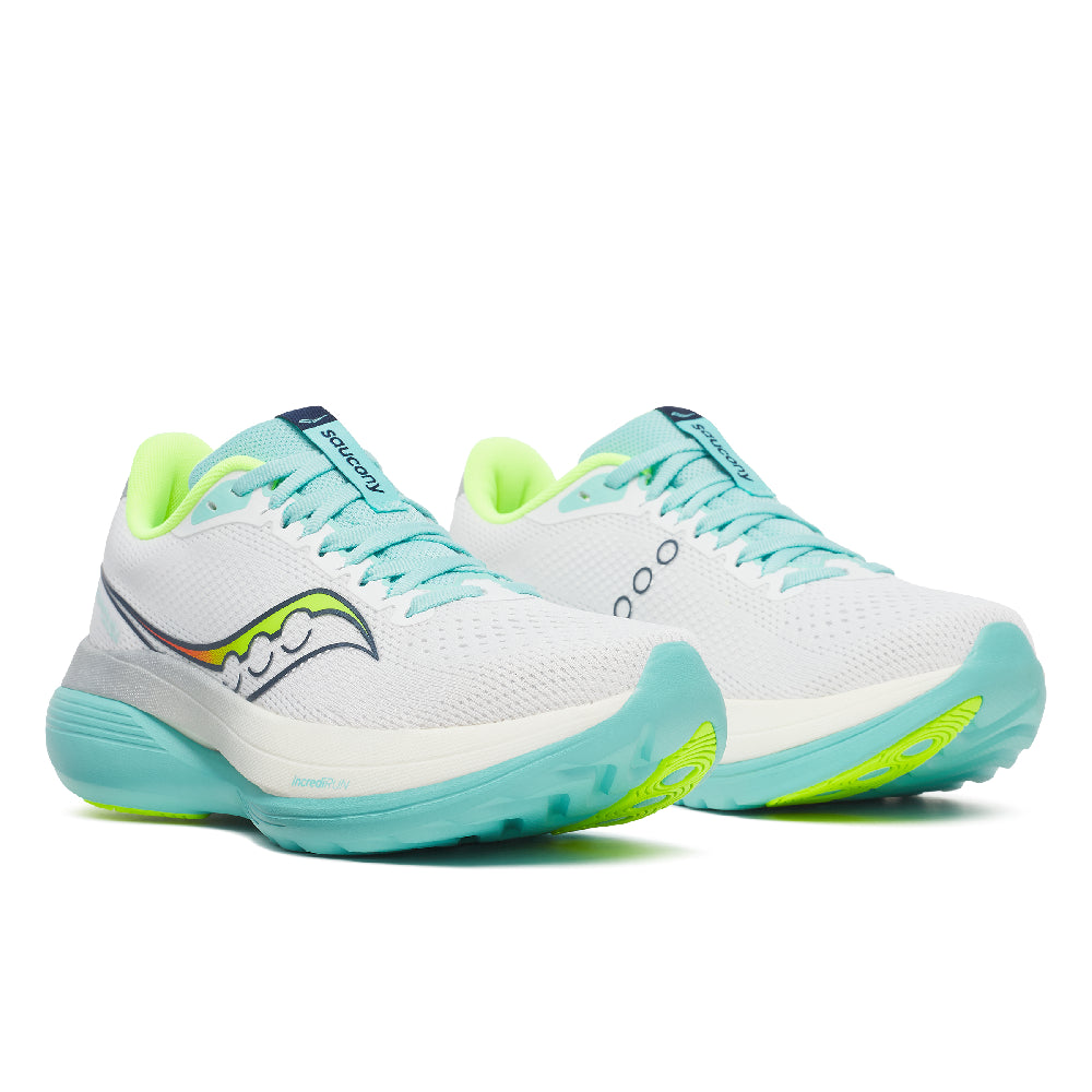 Saucony Endorphin Trainer Dame - White/Aqua - Endurance Sport