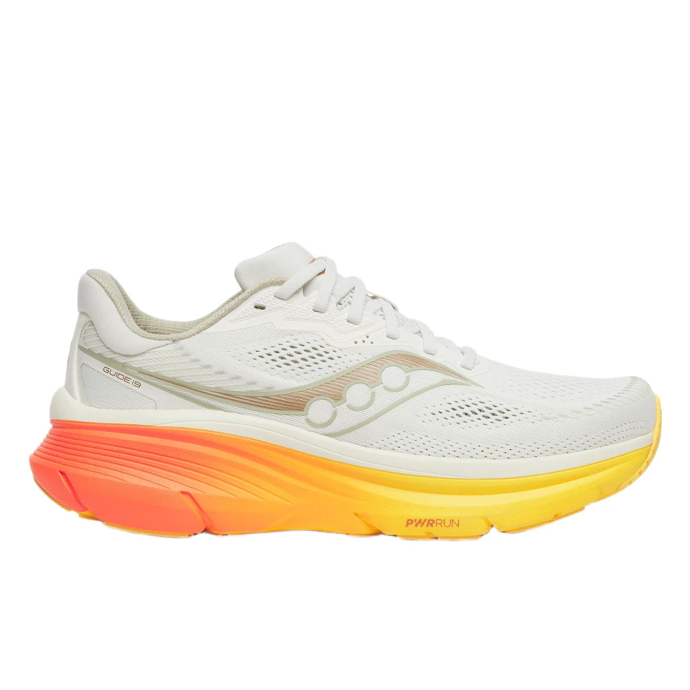 Saucony Guide 19 Herre - Ivory/Fire - Endurance Sport