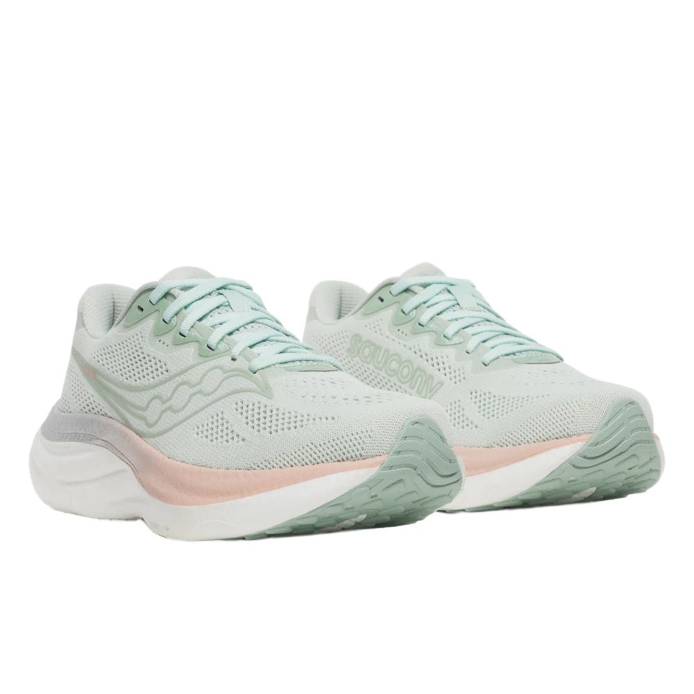 Saucony Ride 19 Dame - Mist/Cameo - Endurance Sport