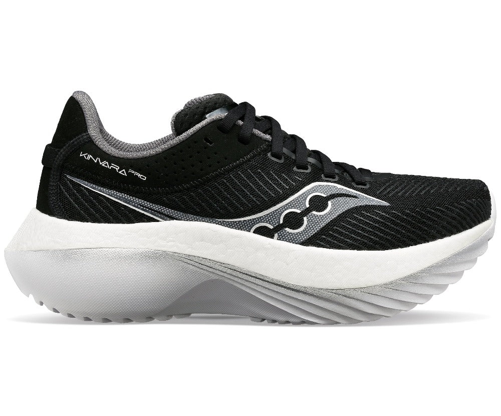 Saucony Kinvara Pro Herre - Black/White set fra siden