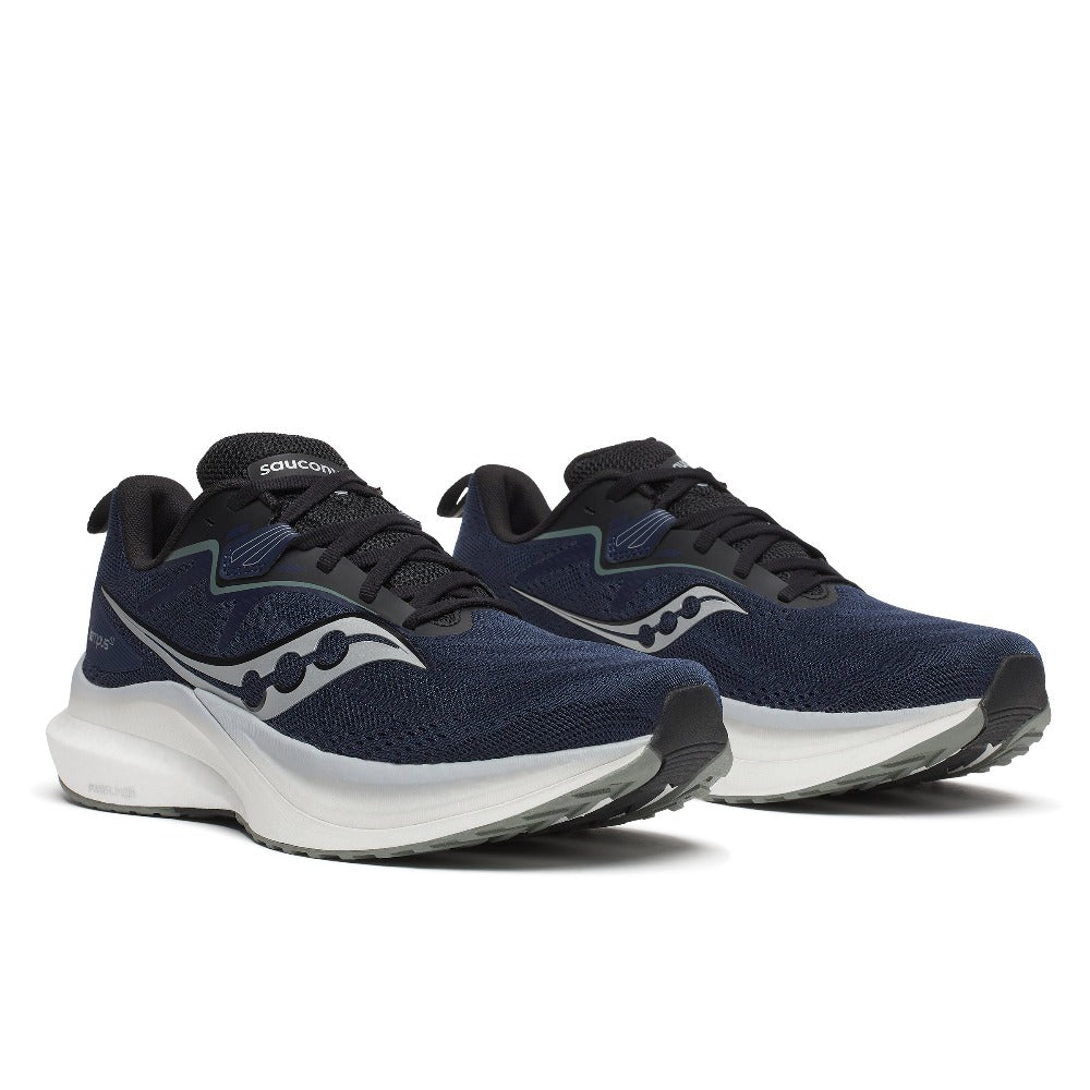 Saucony Tempus 2 Herre - Navy/Black set fra fronten