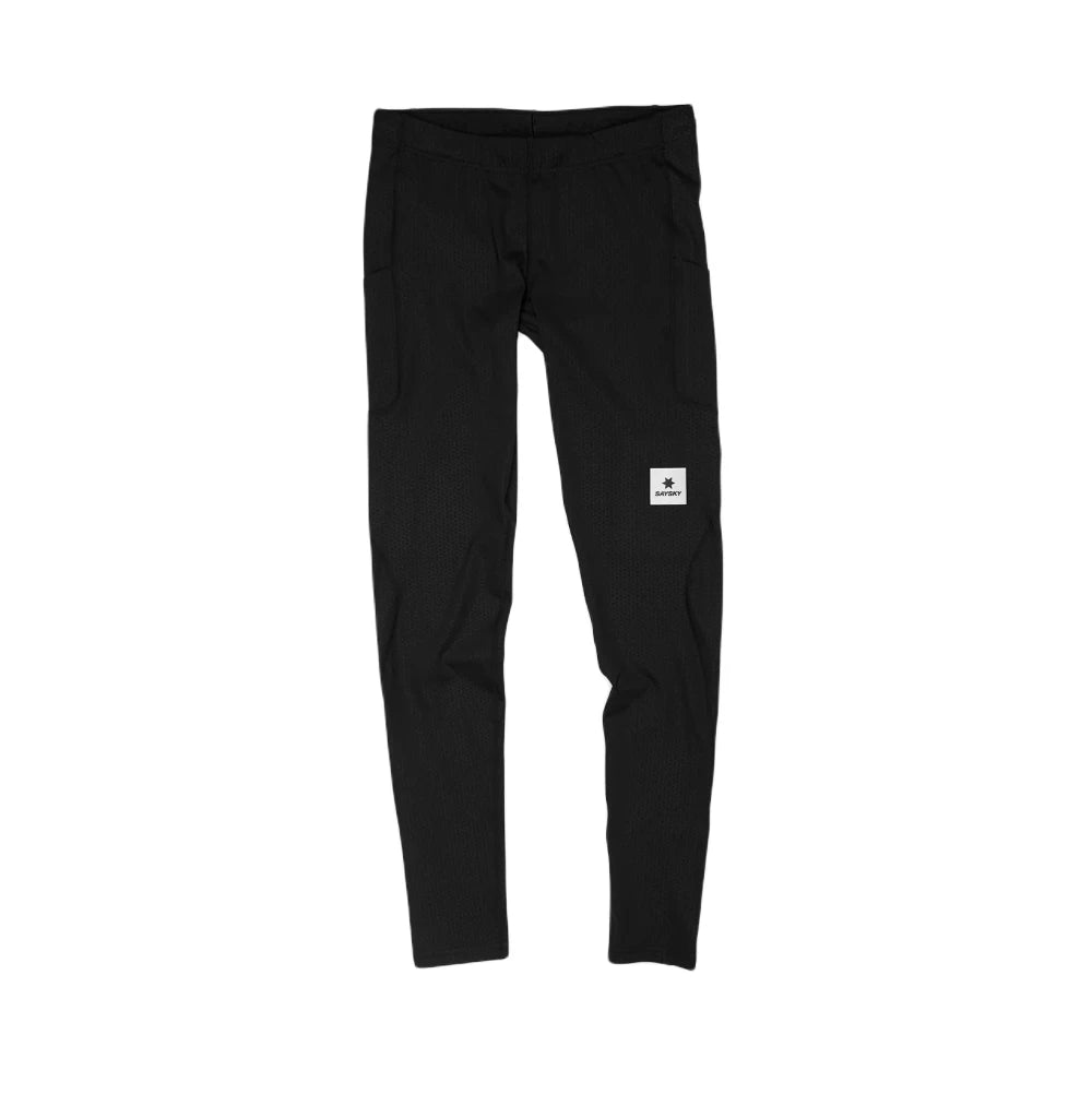 Saysky Pace Long Tights Black set fra fronten