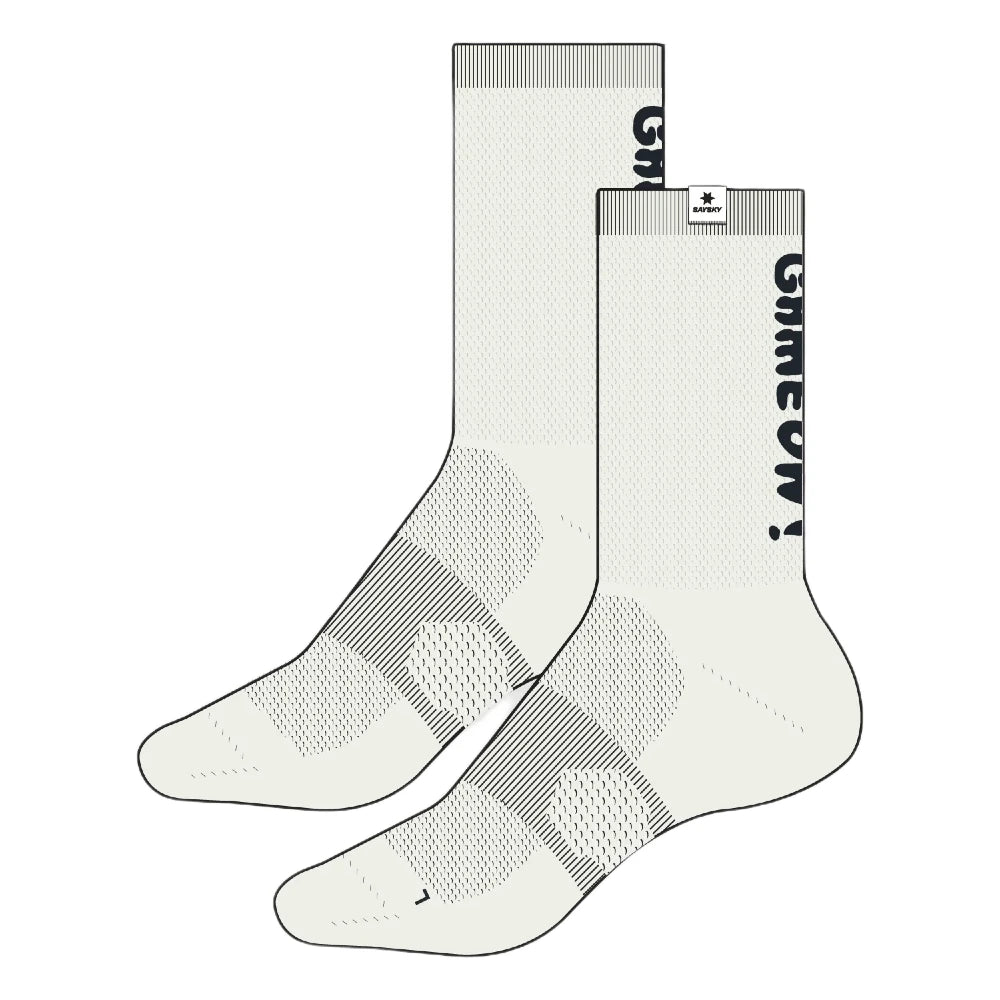 Saysky Statement Combat High Socks - White - Endurance Sport
