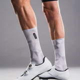 Fusion Tempo! Aero Sock - White/Grey