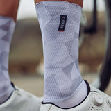 Fusion Tempo! Aero Sock - White/Grey