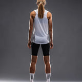 TEMPO! PRO Run Singlet - White/Grey