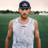 TEMPO! PRO Run Singlet - White/Grey