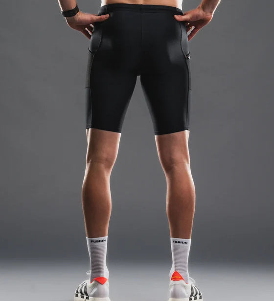 Fusion TEMPO! Run Tights - Black