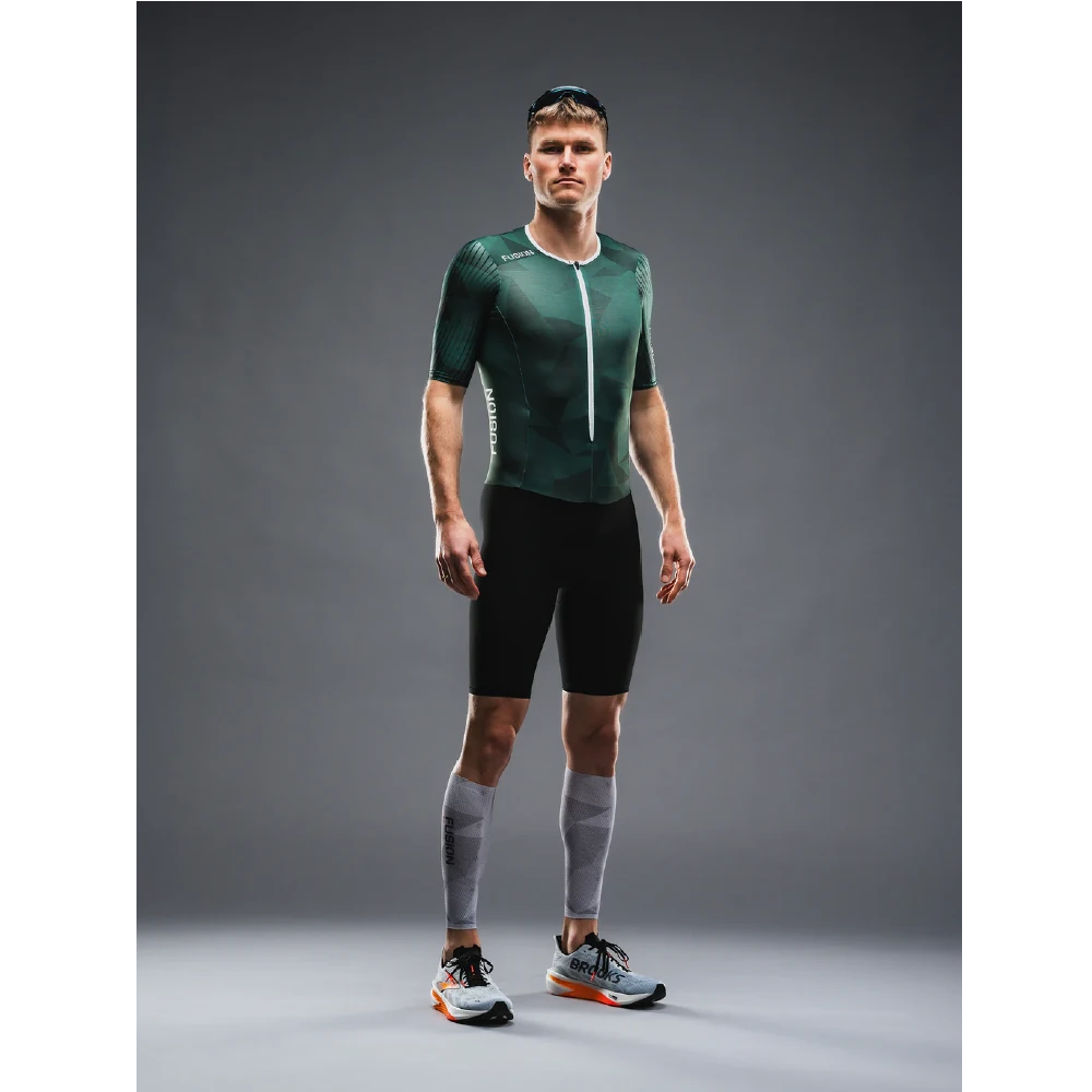 Fusion TEMPO! ONE Tri Suit - Race Green - Endurance Sport