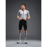 TEMPO! TWO Tri Suit - White/Grey - Endurance Sport
