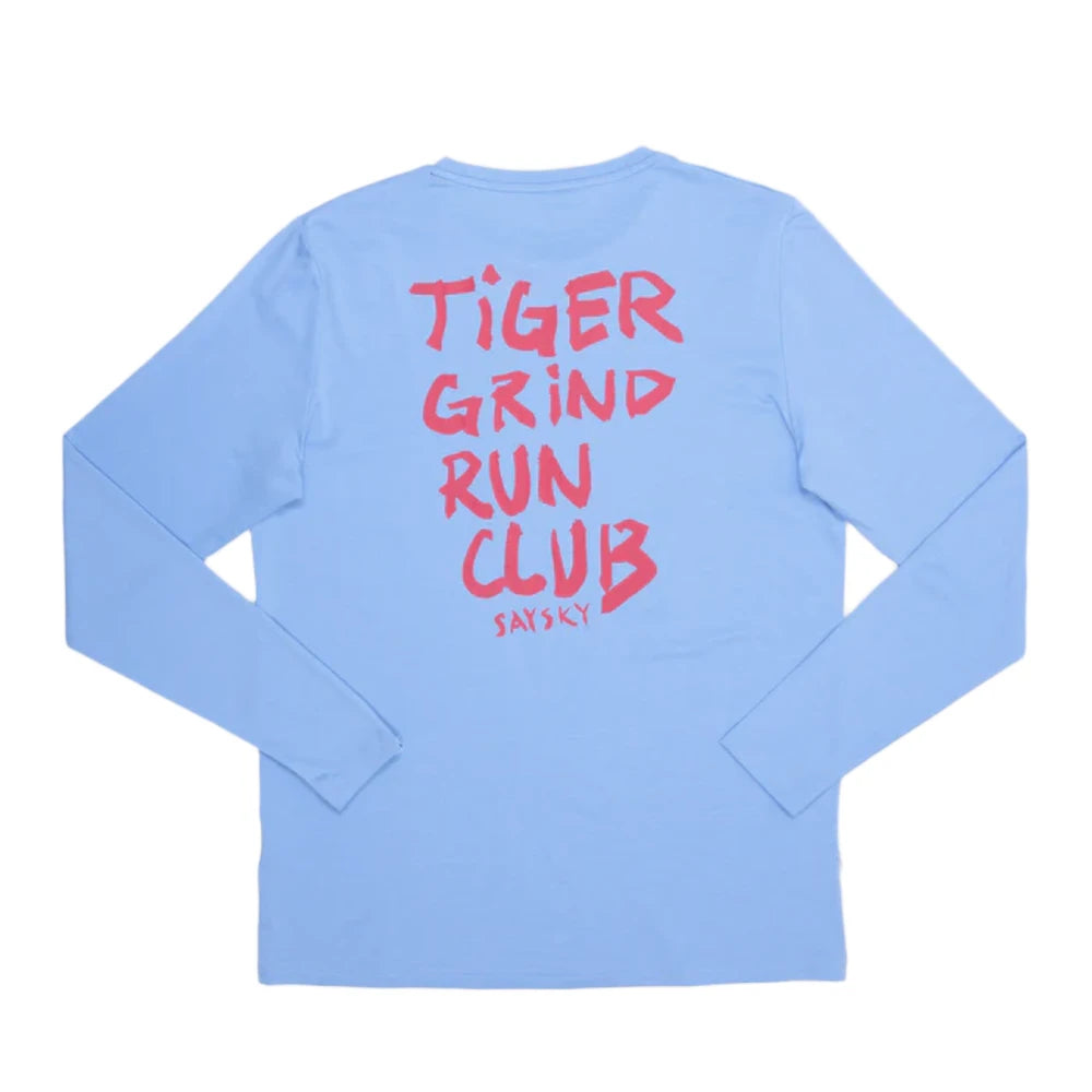 Clean Tiger Pace Long Sleeve - Blue - Endurance Sport