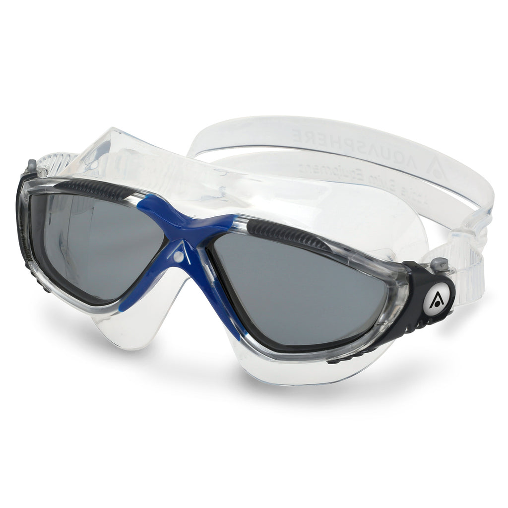 AquaSphere Vista Transparent/Blue - Dark Lens - Endurance Sport
