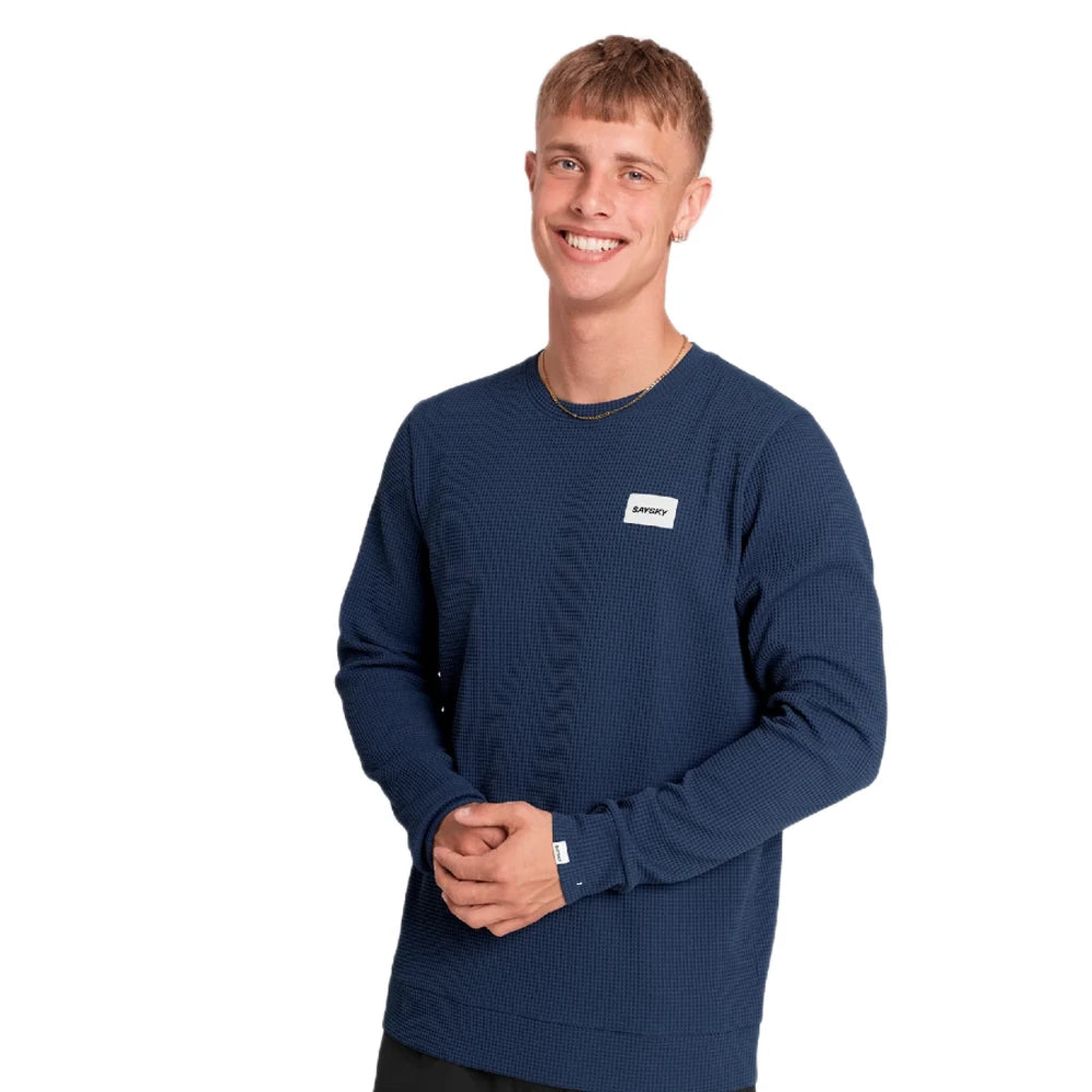 SAYSKY Motion Waffle Long Sleeve - Blue - Endurance Sport