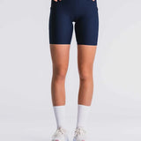 Fusion Womens Short Training Tights - Night Blue