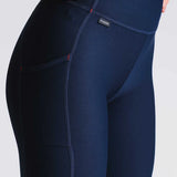 Fusion Womens Short Training Tights - Night Blue