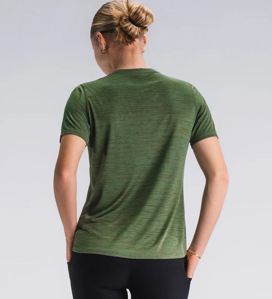 Fusion Wms C3 T-shirt - Greenmelange