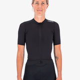 Fusion Dame Cycling Jersey - Black