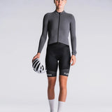 Fusion Womens Light LS Cycling Jersey - Grey