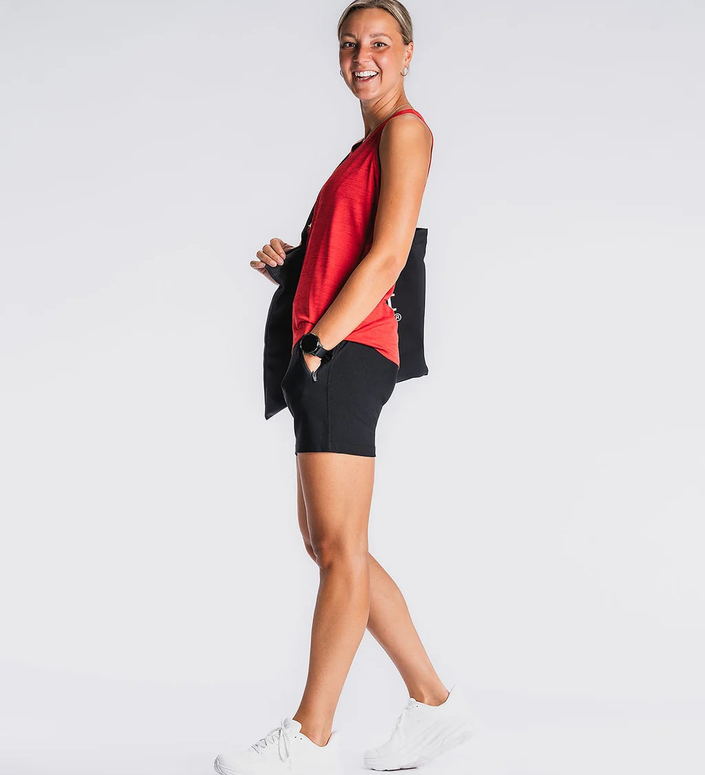 Fusion Womens Recharge Shorts - SuperBlack