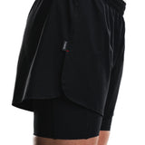 Fusion Womens Tempo! One Run Shorts - Black
