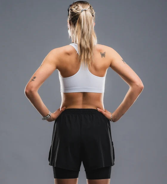 Fusion Womens Tempo! One Run Shorts - Black