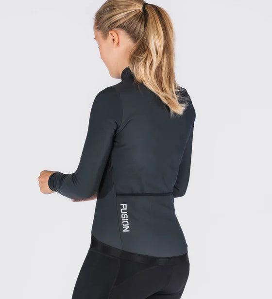 Fusion Womens Thermal Cycling Jersey - Grey